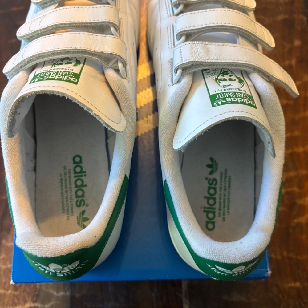 Men's Adidas Stan Smith 13 Green - Picture 5 of 14